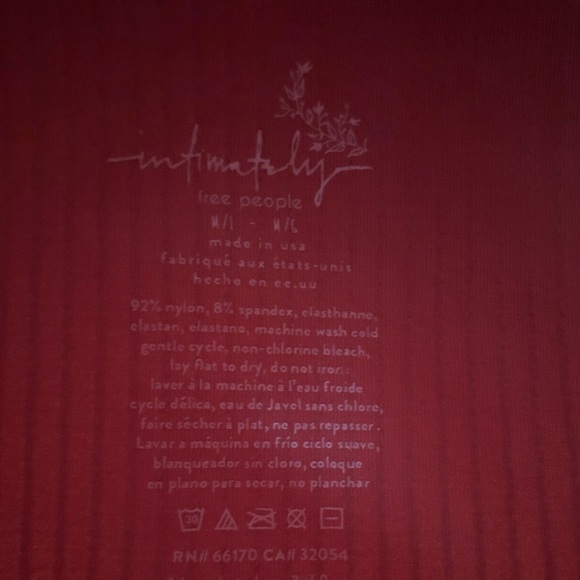 Free People Ribbed Top with Lace Sleeves in Terra Cotta - Picture 2 of 6